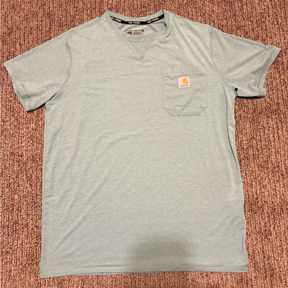 Carhartt Men's Mint Green Short Sleeve Tee
